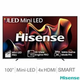 Hisense 100U7NQTUK 100 Inch Mini-LED 4K UHD Smart TV