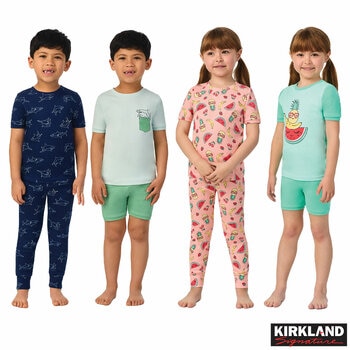 Kirkland Signature Kids Pyjama, 4 Piece Set (2-6 Years)