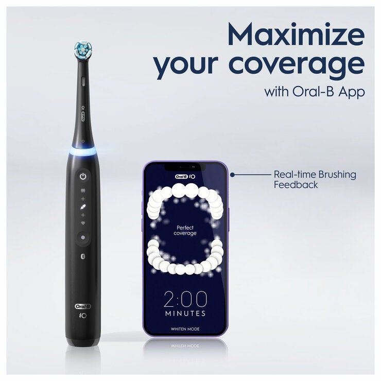 Lifestyle image showing Oral-B app