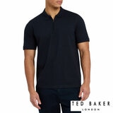 Ted Baker Men's Cyrile Zip Polo Shirt in Navy