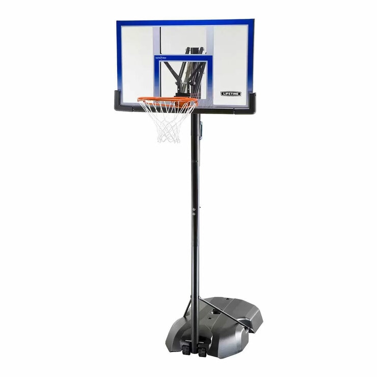 Studio image of the Lifetime 48 inch basketball hoop
