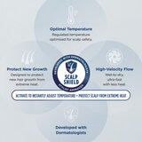 Lifestyle image of Shark SpeedStyle Pro 3-in-1 High-Velocity Hair Dryer System with scalp shield