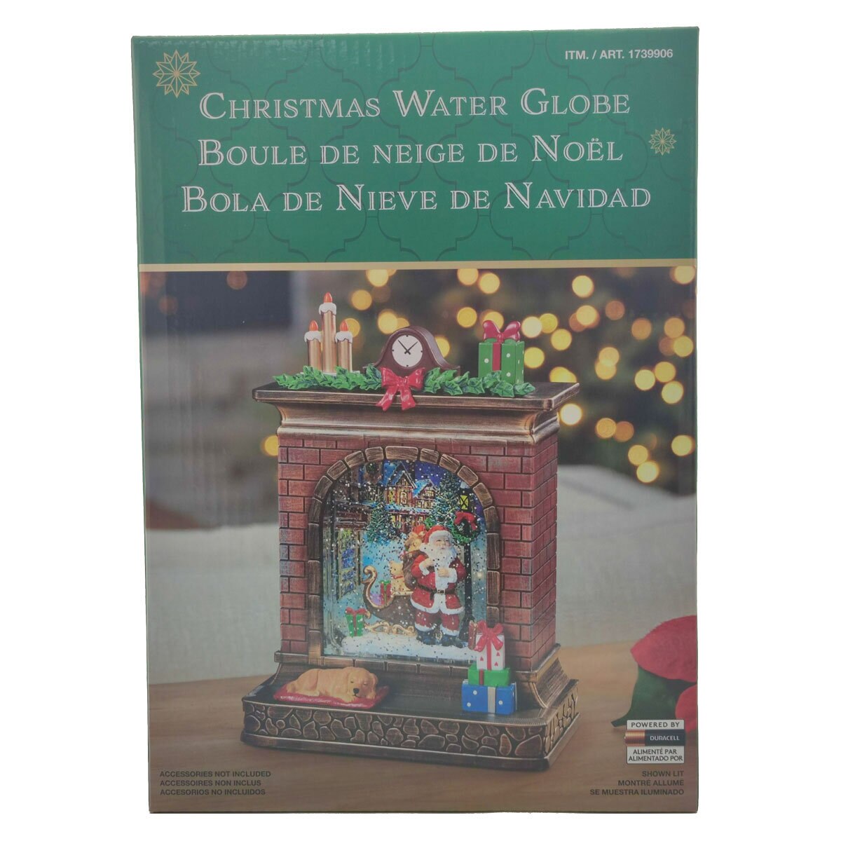 Buy 10.25" Fireplace Water Globe Santa with Lamppost Boxed image at costco.co.uk Buy 10.25" Fireplace Water Globe Santa with Lamppost Boxed image at costco.co.uk
