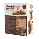 Back of Violanta Chocolate Sandwiches Biscuits, 645g