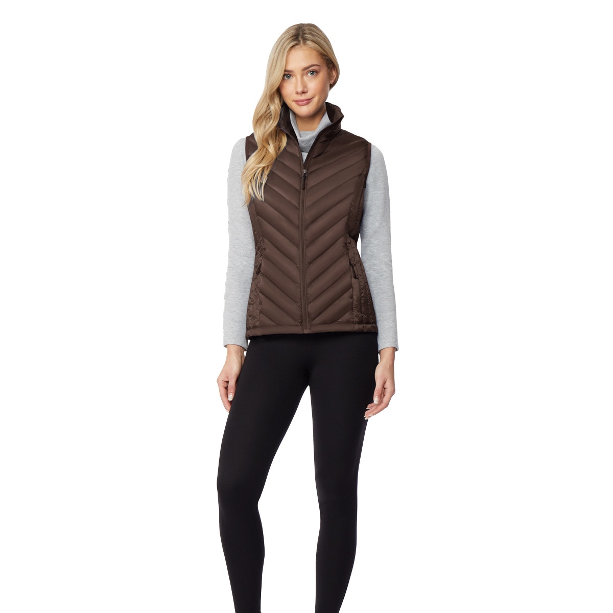 32 Degree Women's Cloudfill Packable Vest in Shadow Costco UK