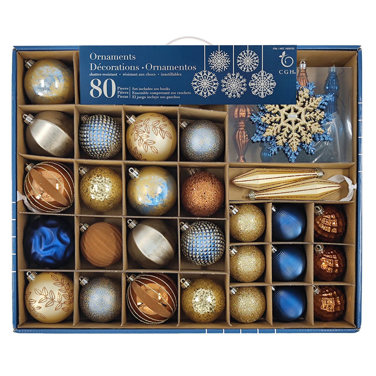 80CT Shatterproof ornament Set 80CT Shatterproof ornament Set