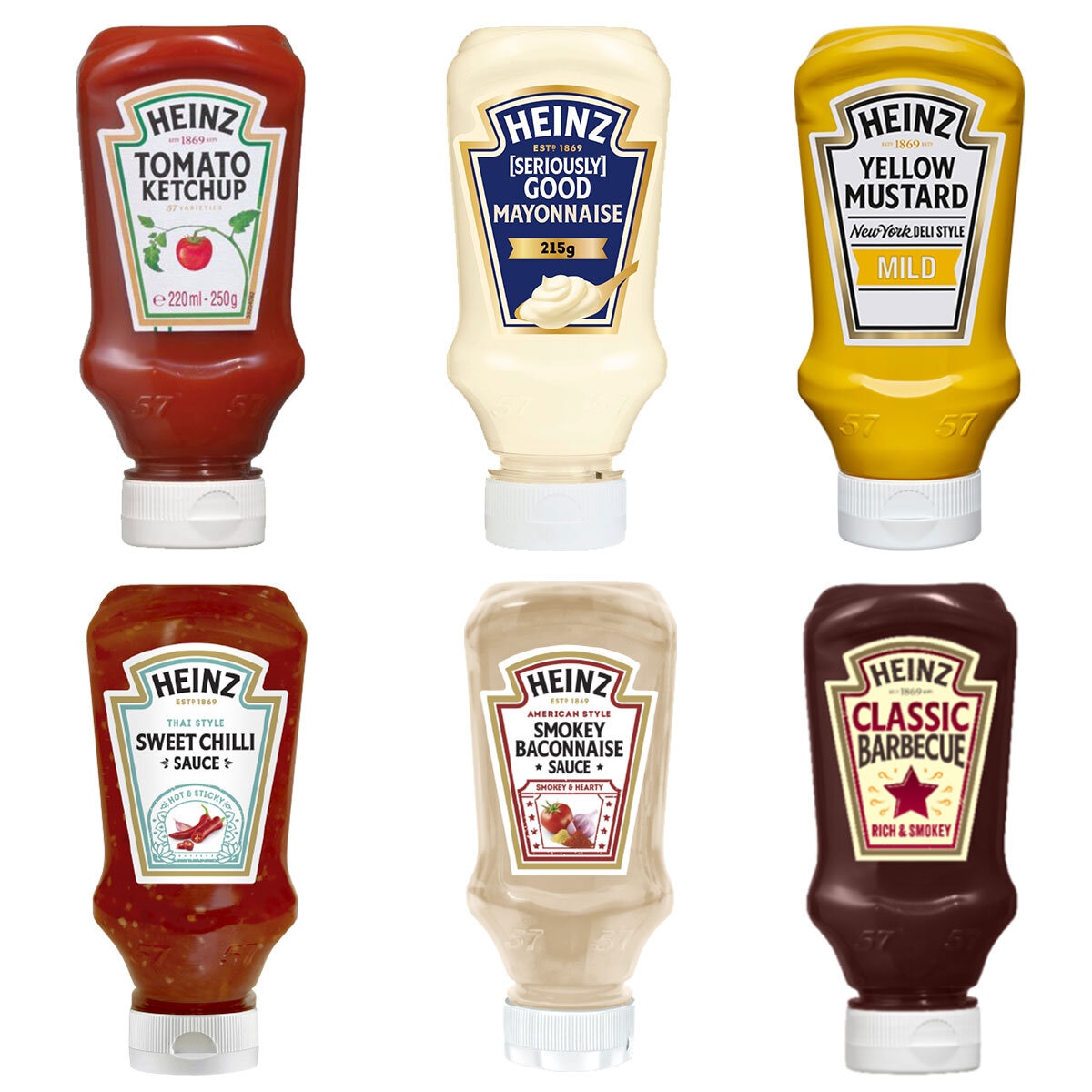6 bottles of summer sauces