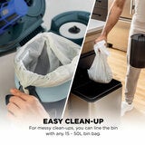 Lifestyle image showing easy clean up