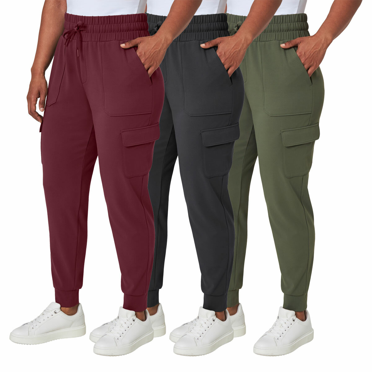 Mondetta Ladies Cargo Cuffed Jogger