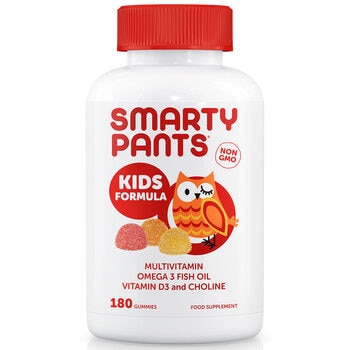 SmartyPants Kids Formula Multivitamin Gummies, 180 Tablets