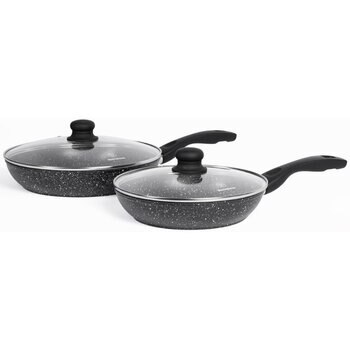 Westinghouse Non-Stick Frying Pans with Lids, 4 Piece Set