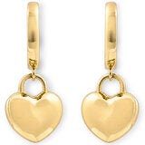 14ct Yellow Gold Heart Drop Earrings 14ct Yellow Gold Heart Drop Earrings