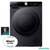 Hisense DH7S107BB, 10kg Heat Pump Dryer A+++ Rating in Black