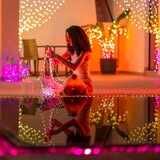 Twinkly Generation II 33ft (10m) 200 App Controlled Multicolour Dots RGB LED Lights