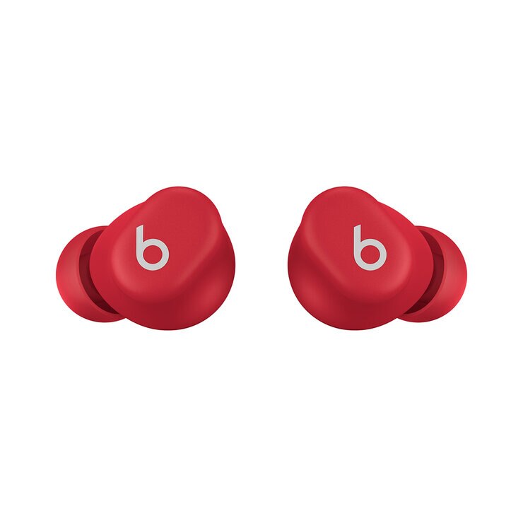 Beats Solo Buds True Wireless Earbuds in Transparent Red, MUW03ZM/A