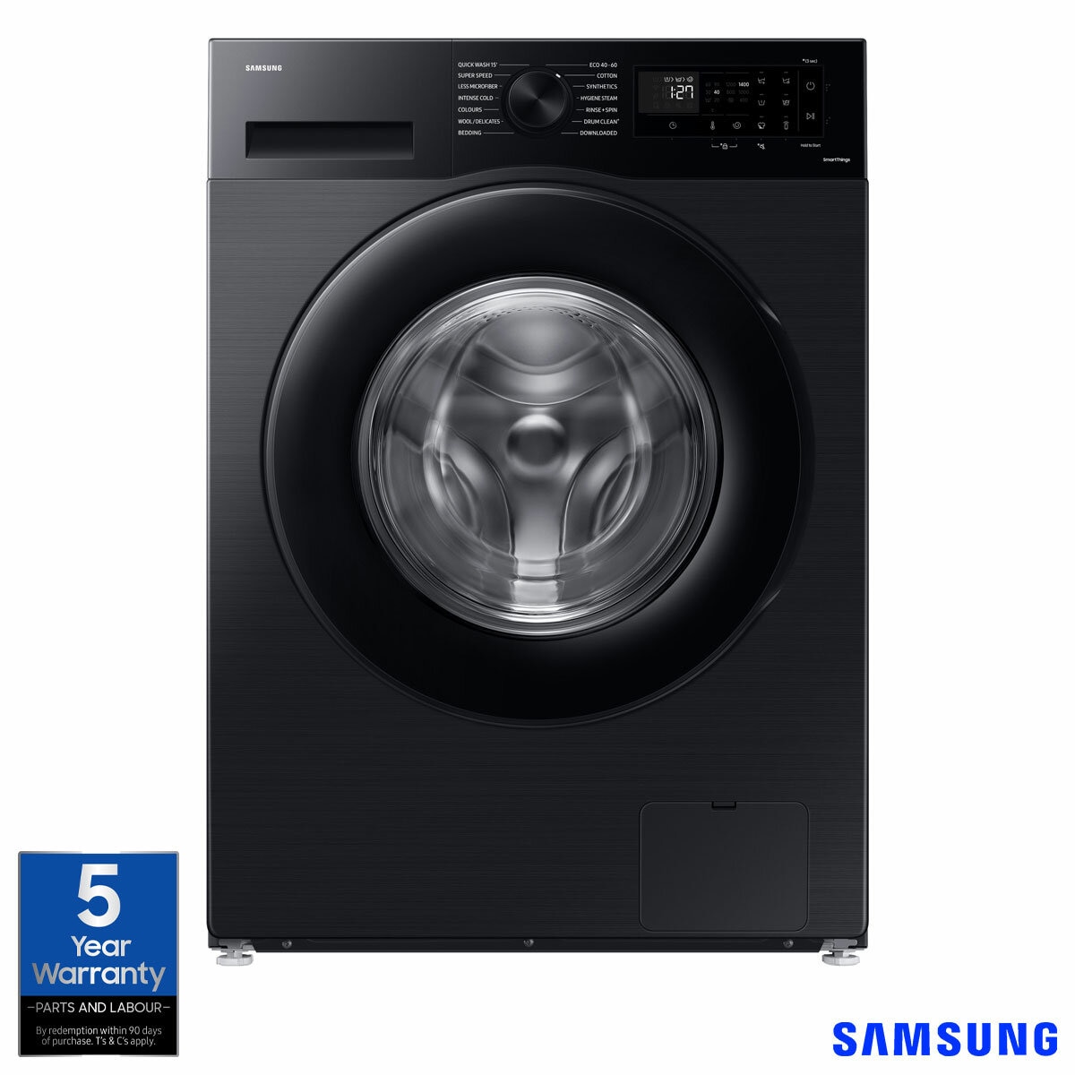 Samsung Series 5 WW11DG5B25ABEU 11kg, 1400rpm, Washing Machine A Rated in Black