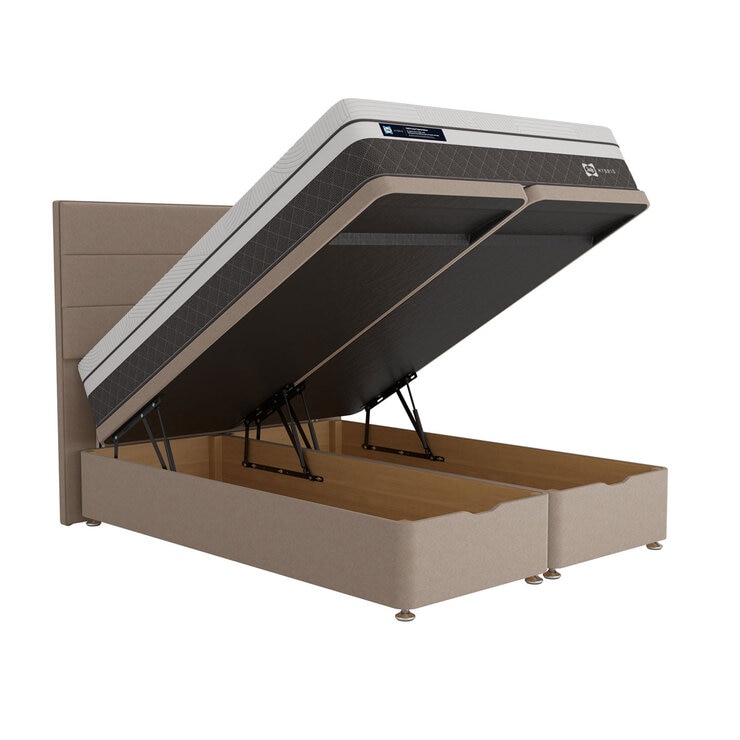 Sealy Full Ottoman Divan Base in Latte, Super King