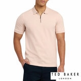 Ted Baker Men's Cyrile Zip Polo Shirt in Rose