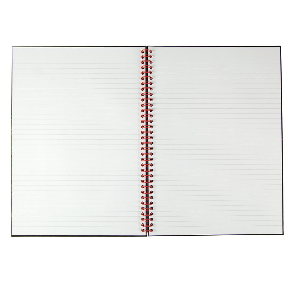 Black n Red A4 Wirebound Notebook 90gsm 140 pages - Pack of 10