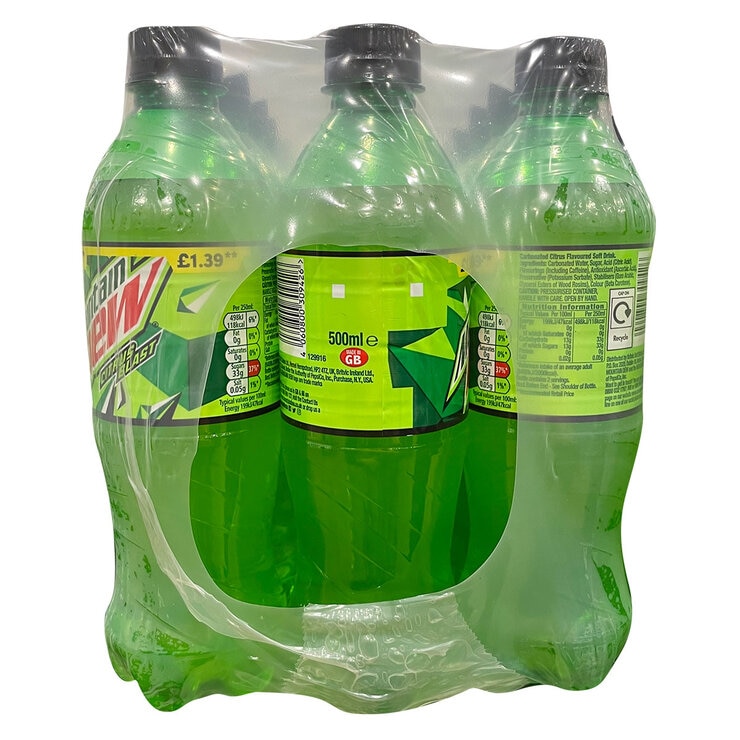Mountain Dew PMP £1.39, 12x500ml