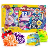 Play-Doh 12 Variety Compounds, Cloud, Butter, Bubble Pop, Super Stretch (4+ Years)