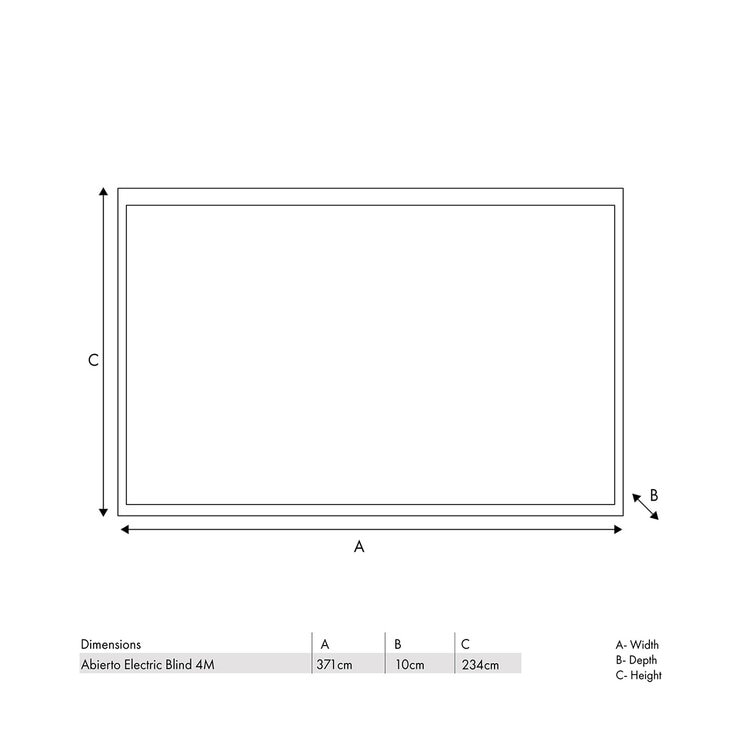 Sunvilla 7ft 8" x 12ft 2" (2.3 x 3.7m) Electric Blinds