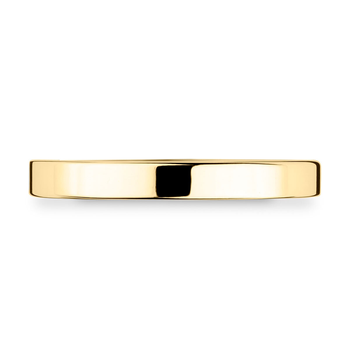 2.5mm Basic Light Court Wedding band. 18ct Yellow Gold
