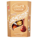 Lindt Lindor Milk Chocolate and Assorted Chocolate Truffles, 4 x 200g