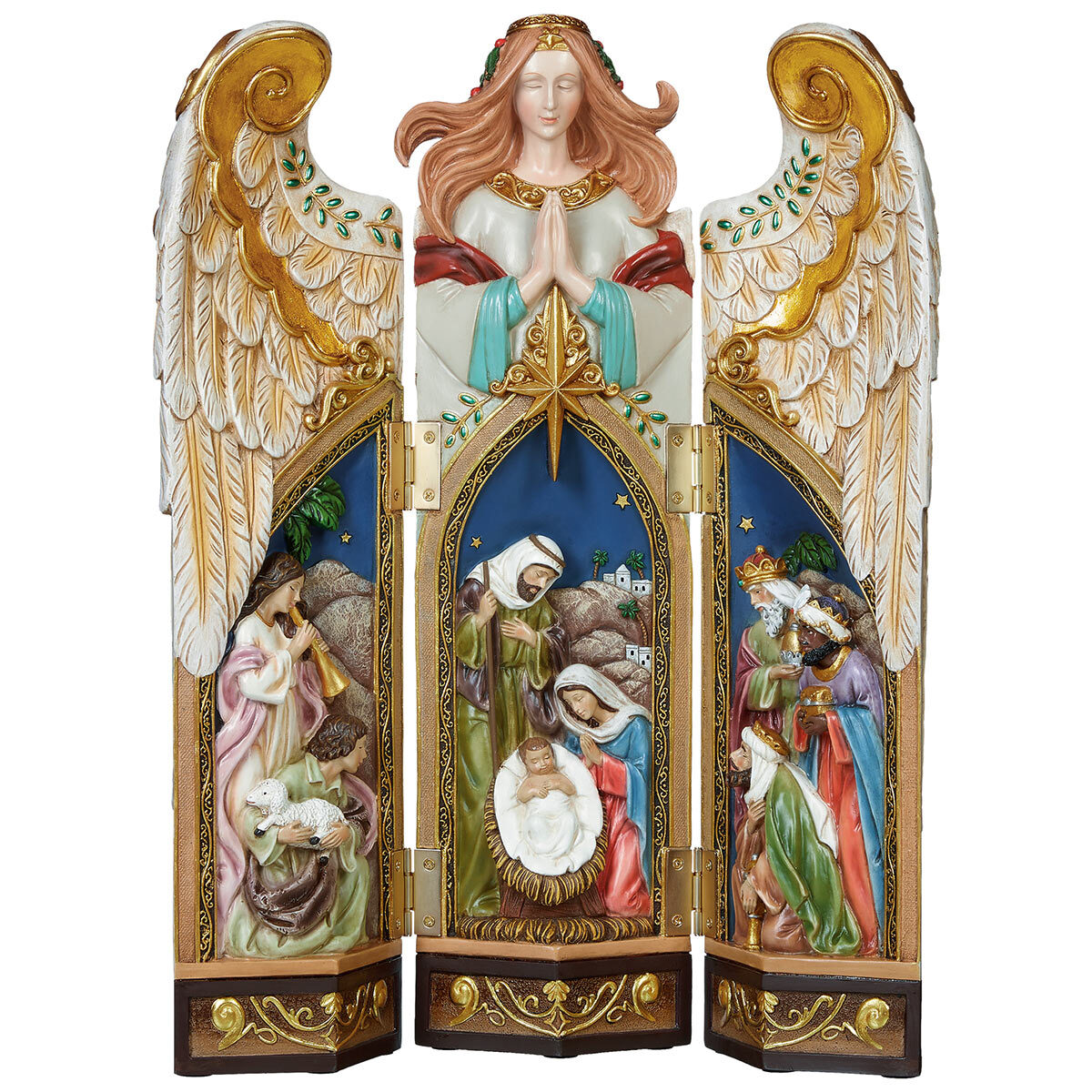 Buy Holy Family Folding Angel Overview Image at Costco.co.uk