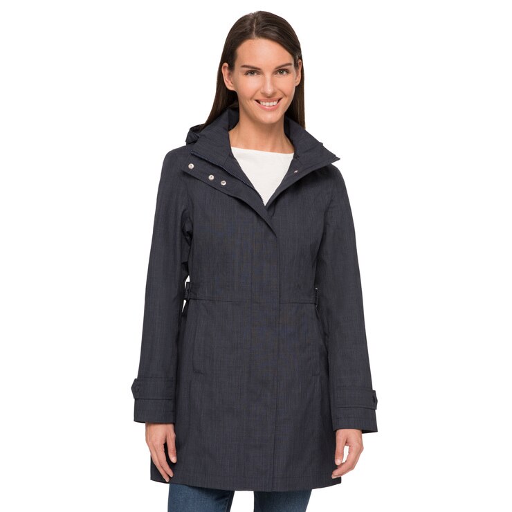 Kirkland Signature Women's Trench Coat in Navy Costco UK