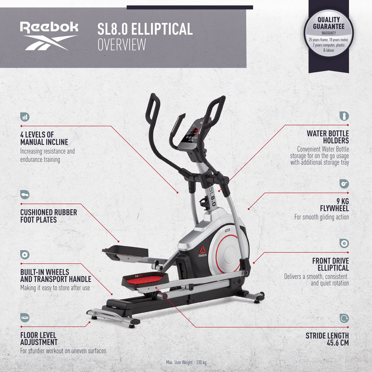 Reebok SL8.0 Elliptical Cross Trainer