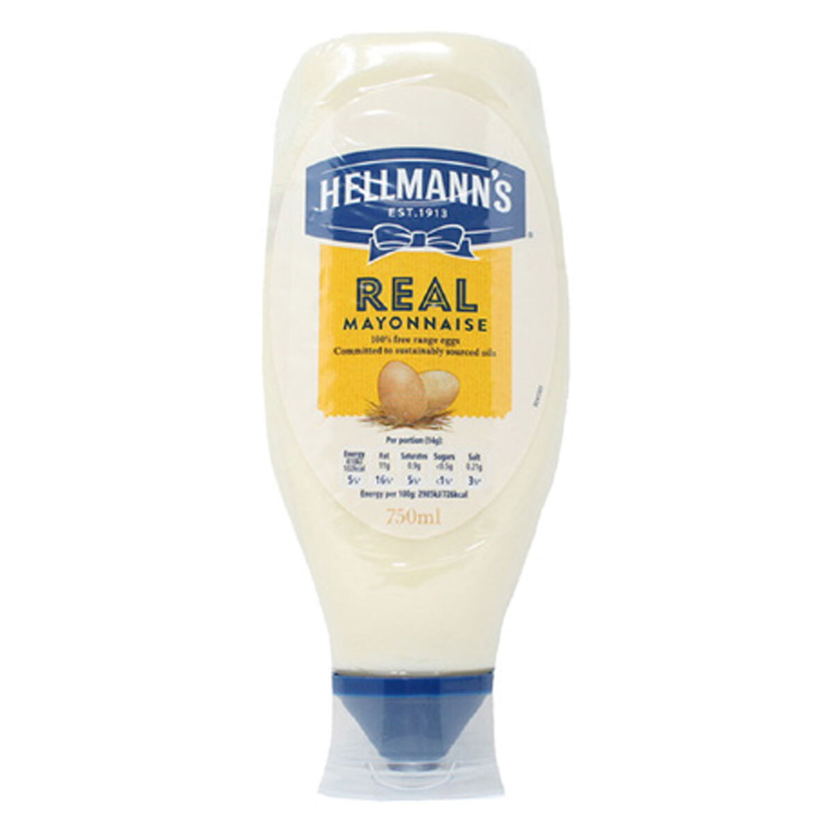 Hellmann's Real Squeezy Mayonnaise, 750ml