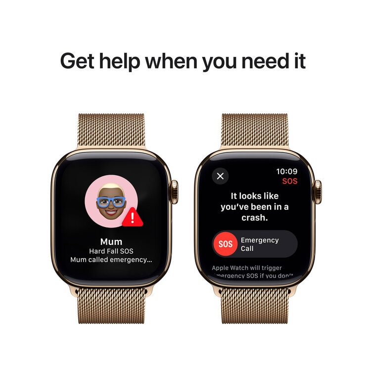 Buy Apple Watch Series 10 GPS, 46mm Rose Gold Aluminium Case with Sport Band M/L at costco.co.uk