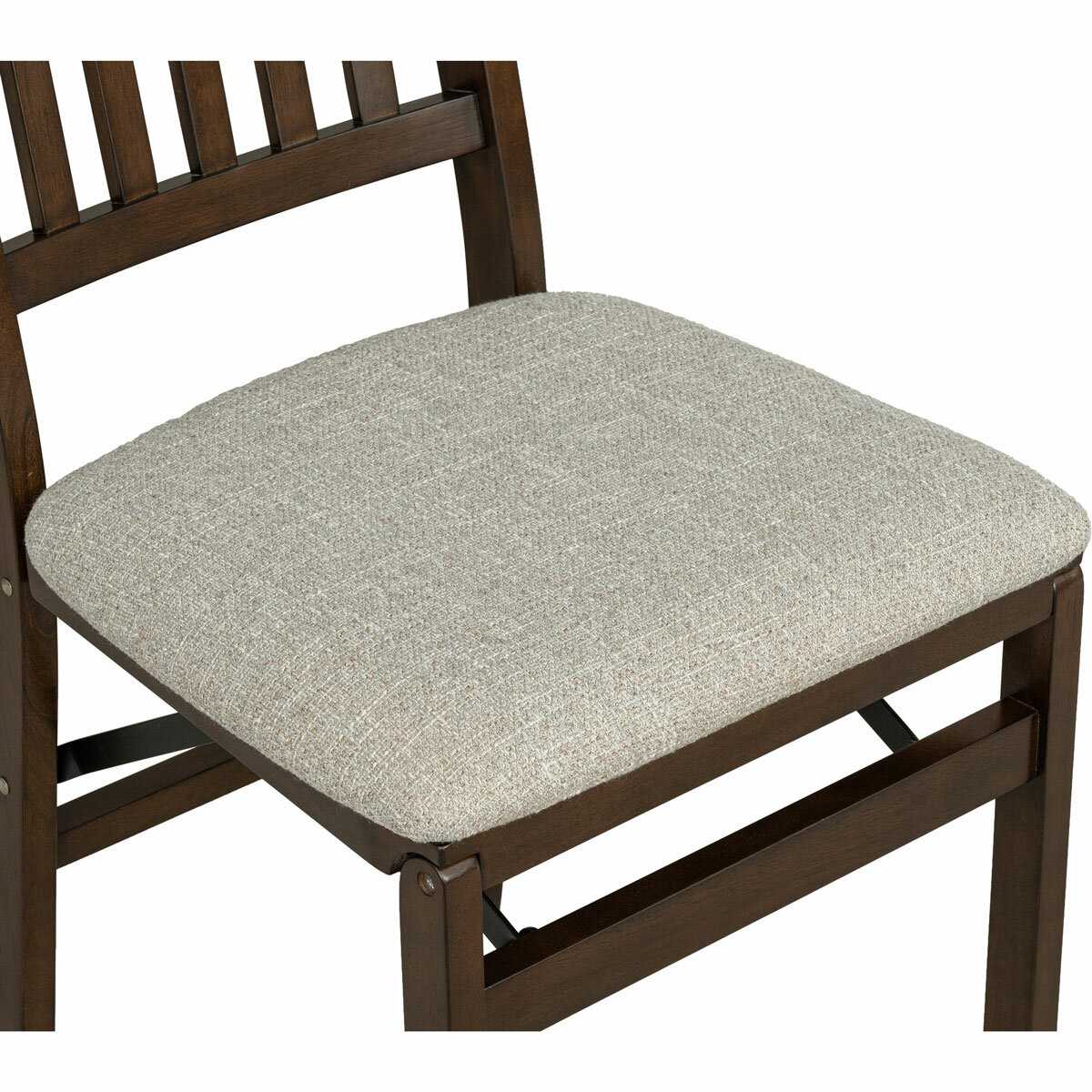 Stakmore Hardwood Upholstered Folding Chair