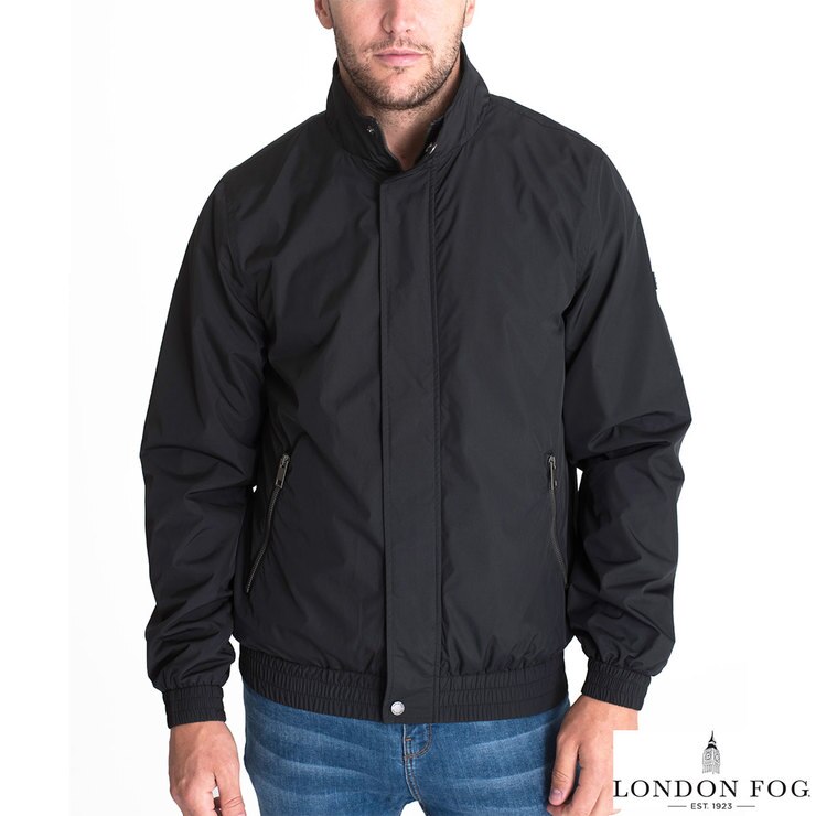 London Fog Mall Men's Lightweight Bomber Jacket in 2 Colours and 5