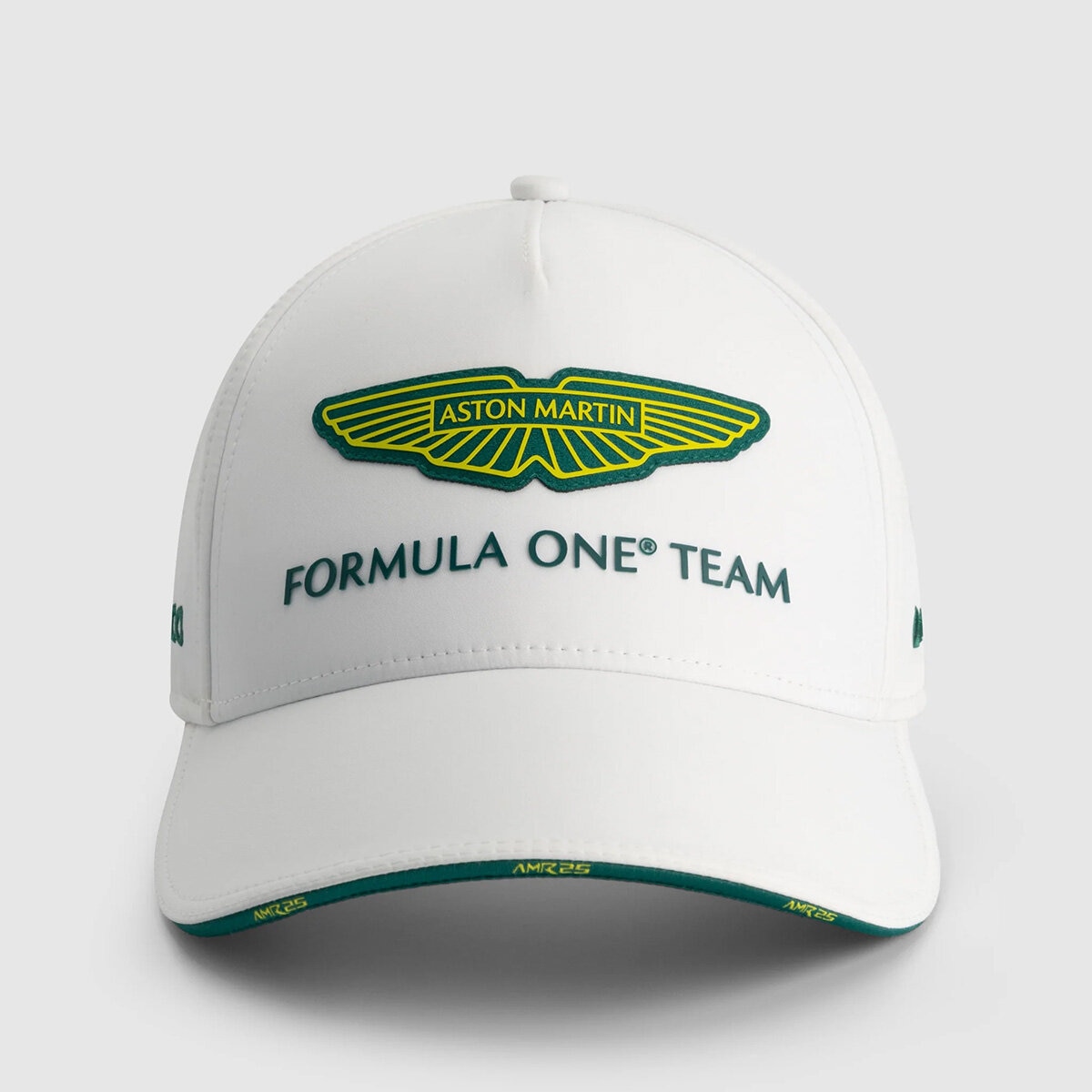 Aston Martin F1 Team Unisex White Baseball Cap 2025, One Size in White