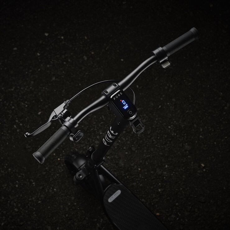 Pure Air5 Pro+ Suspension Folding Electric Scooter Black