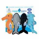 Spunky Pup Clean Earth Dog Toys, 4 Pack
