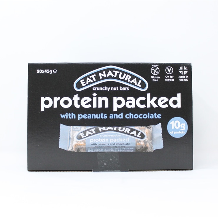 Eat Natural Protein Peanut & Chocolate Bars, 20 x 45g Costco UK