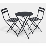 Fermob 3 Piece Bistro Set in Grey