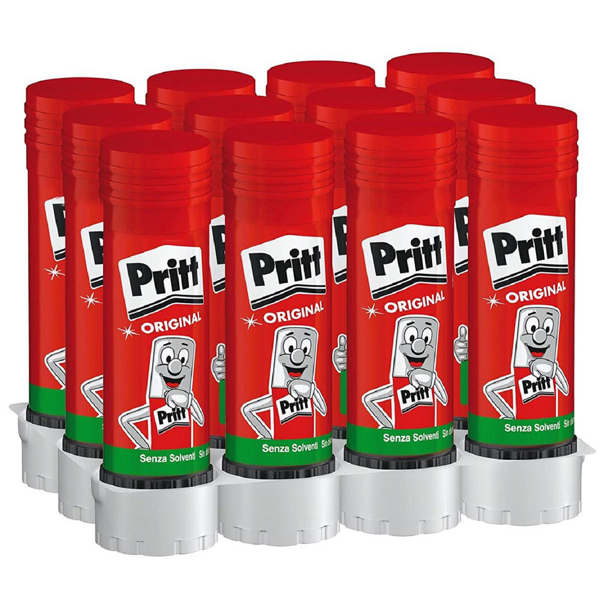 Pritt (22g) Medium Washable Non Toxic Solid Glue Stick - Pack of 24