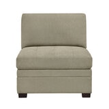 Thomasville Tisdale Beige Fabric Armless Chair