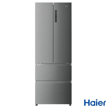 Haier HB20FPAAA, Fridge Freezer E Rated in Silver