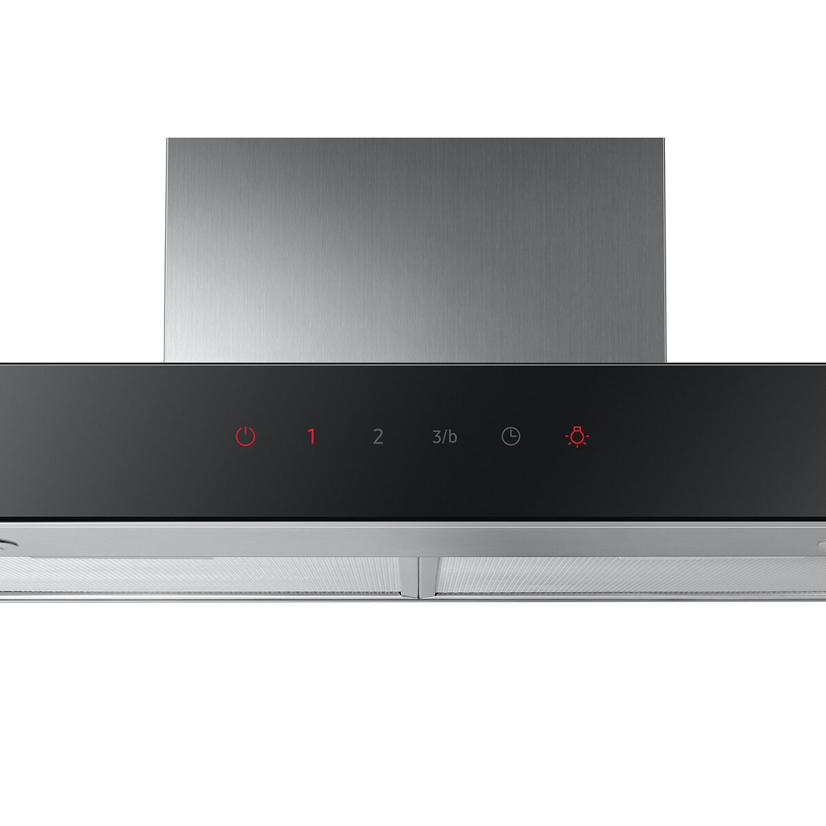Samsung NK24C5070US/UR 60cm Wide Chimney Cooker Hood with Powerful Extraction, in Stainless Steel