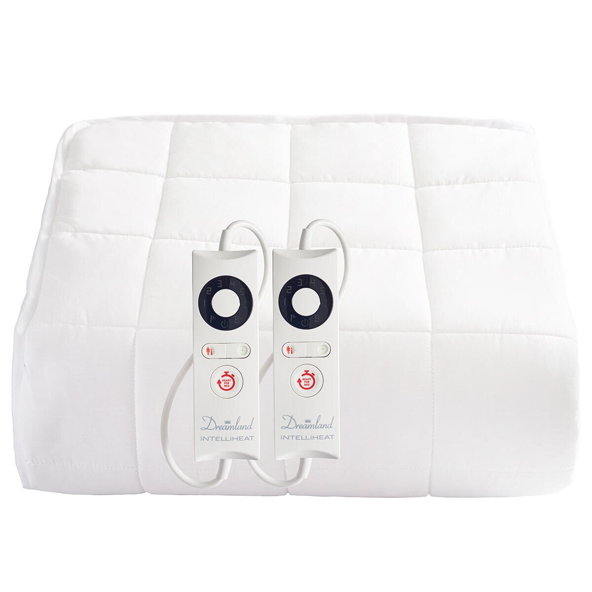 Dreamland Boutique Hotel 200TC Heated Cotton Mattress Protector, King