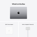 Apple MacBook Pro, Apple M1 Pro Chip 8-Core CPU, 14-Core GPU, 16GB RAM, 512GB SSD, 14 Inch in Space Grey, MKGP3B/A