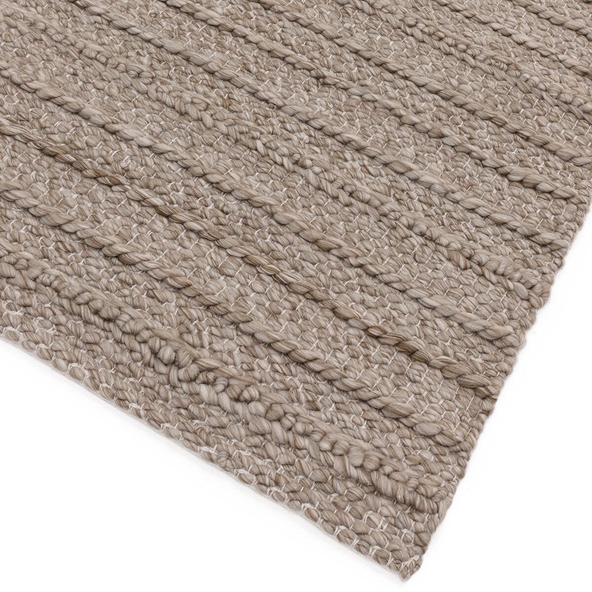 Grayson Hand Woven Indoor / Outdoor Rug in 3 sizes, Taupe