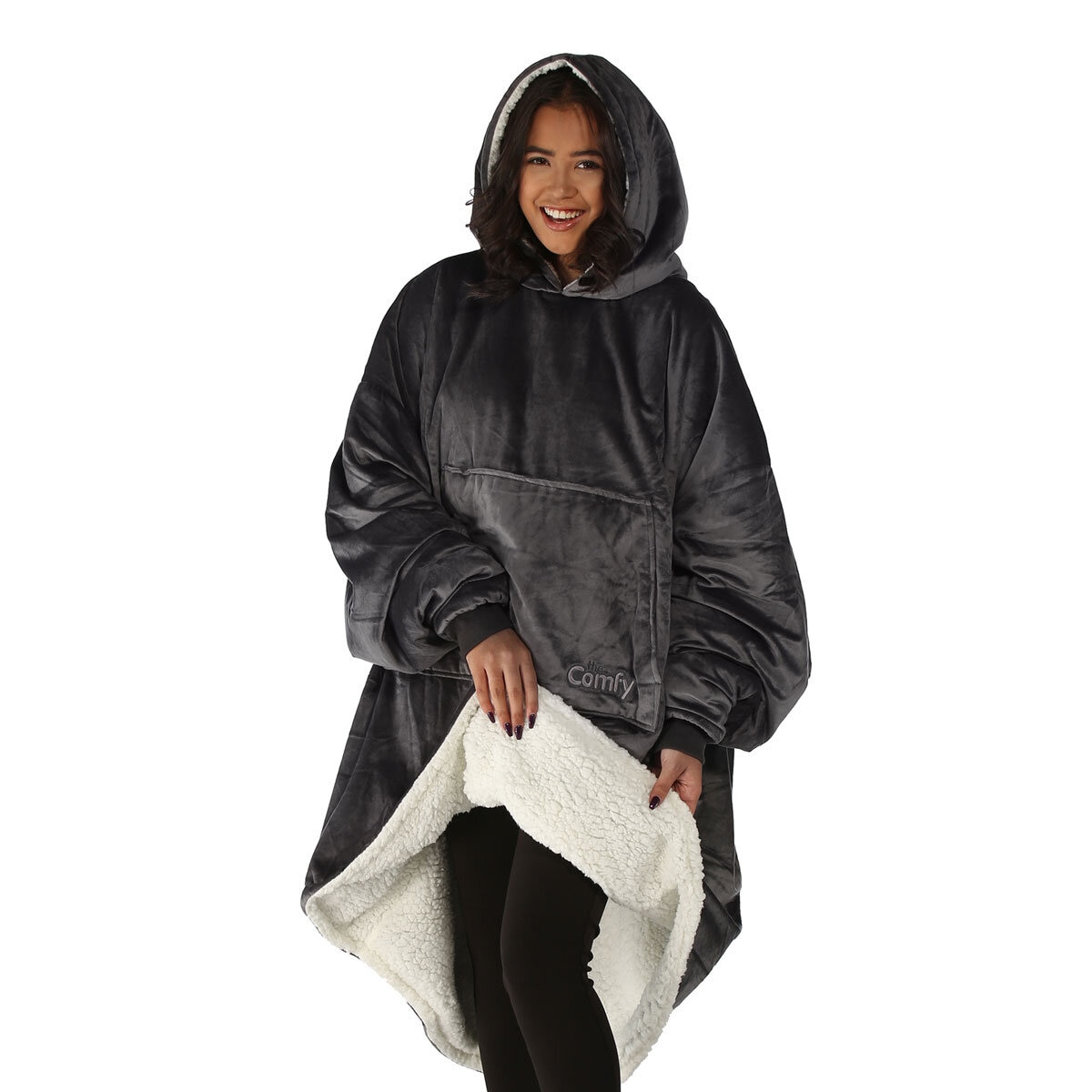 The Comfy Original Wearable Blanket in Grey | Costco UK