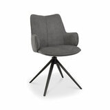 Bentley Designs Rowan Grey Fabric Dining Chair