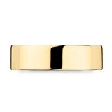 6.0mm Basic Light Court Wedding band. 18ct Yellow Gold